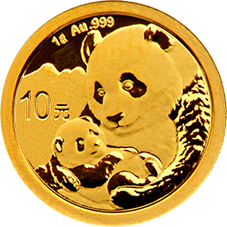 2019版熊貓金銀紀(jì)念幣1克圓形金質(zhì)紀(jì)念幣