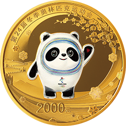 第24屆冬季奧林匹克運(yùn)動(dòng)會(huì)金銀紀(jì)念幣（第1組）150克圓形金質(zhì)紀(jì)念幣