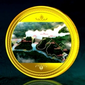 2014年4月：葛洲壩集團(tuán)老撾南澗水電站樞紐工程項(xiàng)目定制金幣
